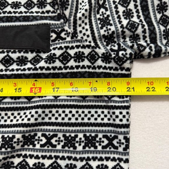 JACHS Womens Outdoor Adventure Pullover Black White Fleece Jacket Sz Medium NWOT - Picture 9 of 10